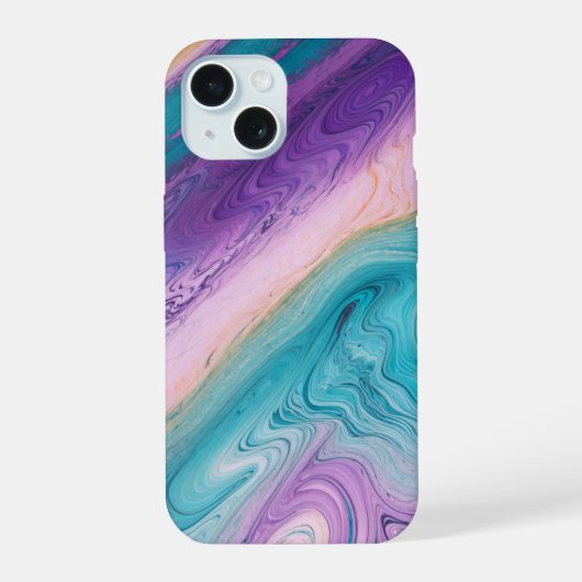 Enchanting Marbled Phone Case iPhone 15 Case (Achterkant)