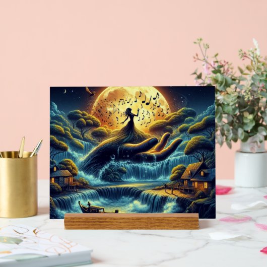 Enchanting Moonlight Serenade Acryl Bord (Huwelijk)