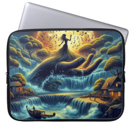 Enchanting Moonlight Serenade Laptop Sleeve