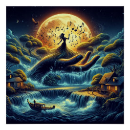 Enchanting Moonlight Serenade Perfect Poster