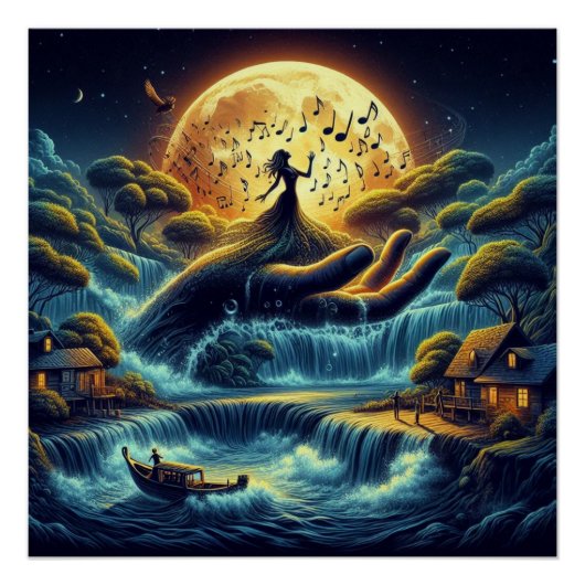 Enchanting Moonlight Serenade Perfect Poster (Voorkant)