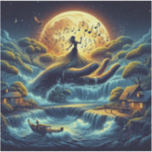 Enchanting Moonlight Serenade Sticker (Voorkant)