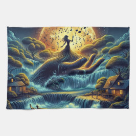 Enchanting Moonlight Serenade Theedoek