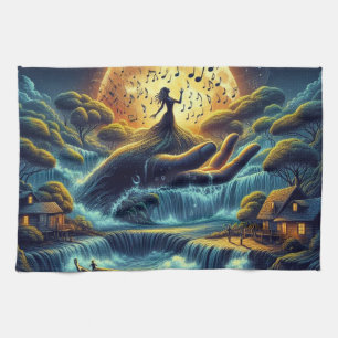 Enchanting Moonlight Serenade Theedoek
