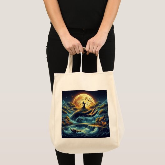 Enchanting Moonlight Serenade Tote Bag (Voorkant (product))