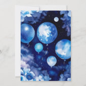 Enchanting Owl Baby shower Invitation Kaart (Achterkant)