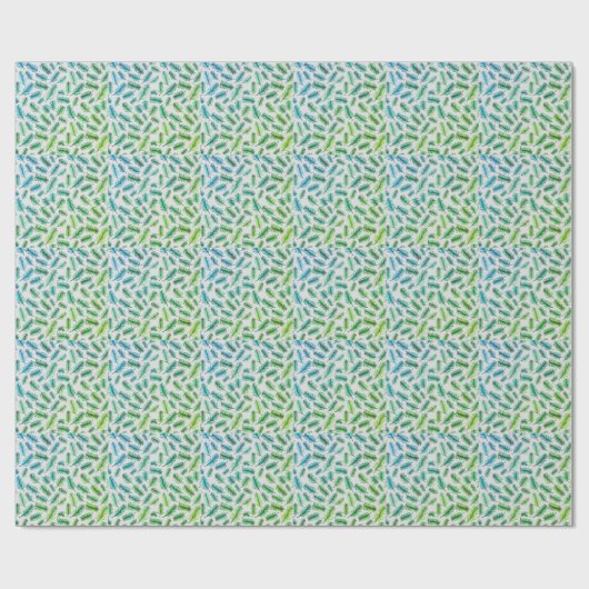 ENCHANTING PINE LEAF PATTERNS CADEAUPAPIER (Vlak)