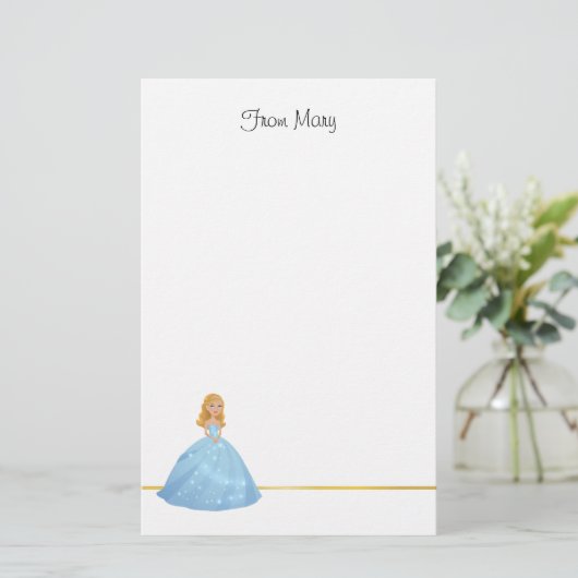 Enchanting Princess Briefpapier (Staand voorkant)