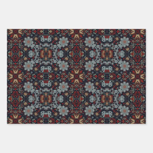 Enchanting Snowflake Symphony Inpakpapier Vel (Voorkant 2)