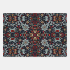 Enchanting Snowflake Symphony Inpakpapier Vel