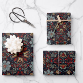 Enchanting Snowflake Symphony Inpakpapier Vel