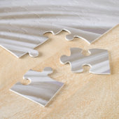 Enchanting White Swan Echinacea Puzzle Legpuzzel (Zijkant)