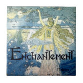 Enchantment art nouveau magie tegeltje (Voorkant)