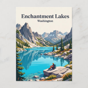 Enchantment Lakes Washington Briefkaart