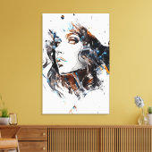 Enchantress Waterverf Vrouw | Canvas Afdruk (Insitu (Woonkamer))