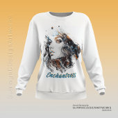 Enchantress Waterverf Vrouw Trui