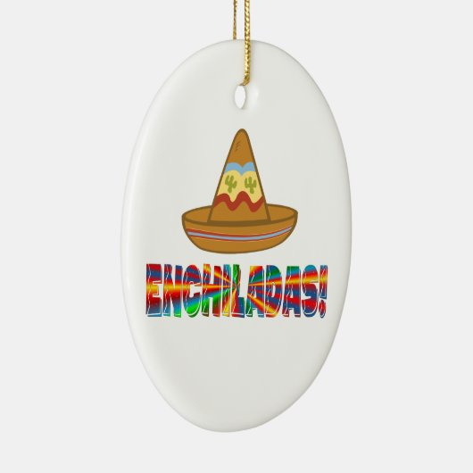 Enchilada Love Keramisch Ornament (Rechts)