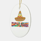 Enchilada Love Keramisch Ornament (Links)