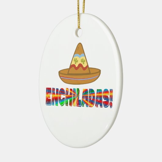 Enchilada Love Keramisch Ornament (Links)