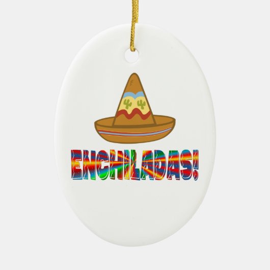 Enchilada Love Keramisch Ornament (Voorkant)