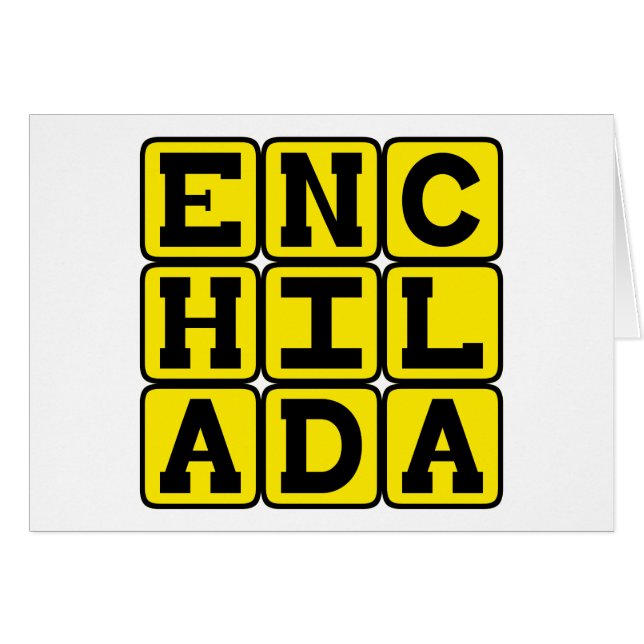 Enchilada, Mexicaanse Delicacy (Voorkant Horizontaal)