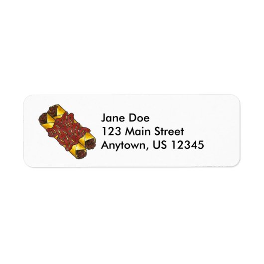 Enchilada Return Address Labels (Voorkant)
