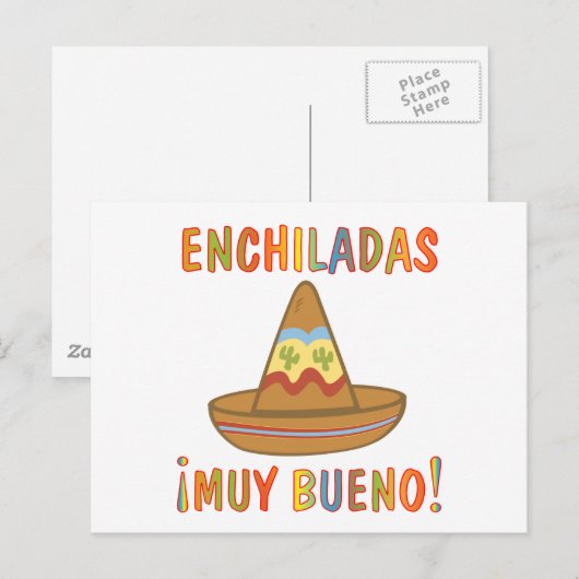 ENCHILADAS BRIEFKAART (Voorkant / Achterkant)