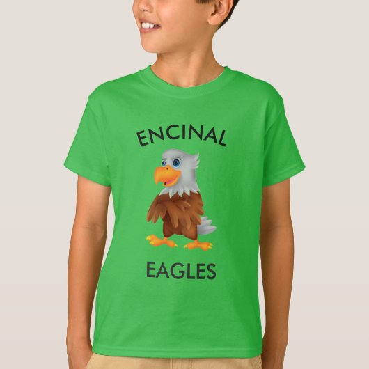 Encinal Eagle Green Eddie T-shirt (Voorkant)