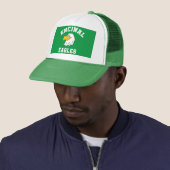 Encinal Eagles Green Trucker Hat Trucker Pet (In situ)