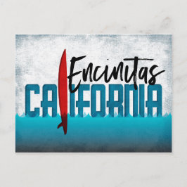 Encinitas Briefkaart California Surfboard