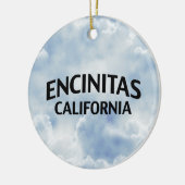 Encinitas California Keramisch Ornament (Links)