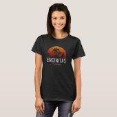 Encinitas California Retro Surfer  Beach T-shirt (Voorkant volledig)