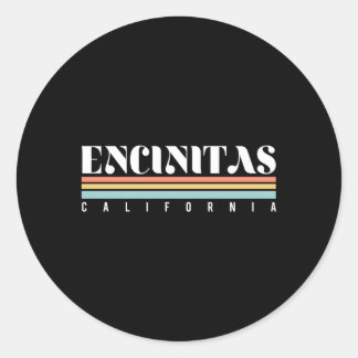 Encinitas California Ronde Sticker