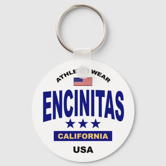 Encinitas California Sleutelhanger (Voorkant)