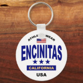 Encinitas California Sleutelhanger (Voorkant)