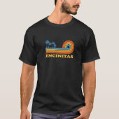 Encinitas California Summer Ca Tropisch Encinitan T-shirt (Voorkant)