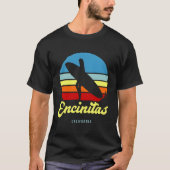 Encinitas California Surf T-shirt (Voorkant)