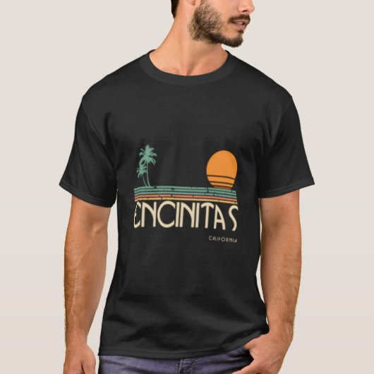 Encinitas California T-shirt (Voorkant)