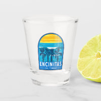 Encinitas California Travel Art Vintage