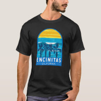 Encinitas California Travel Art Vintage