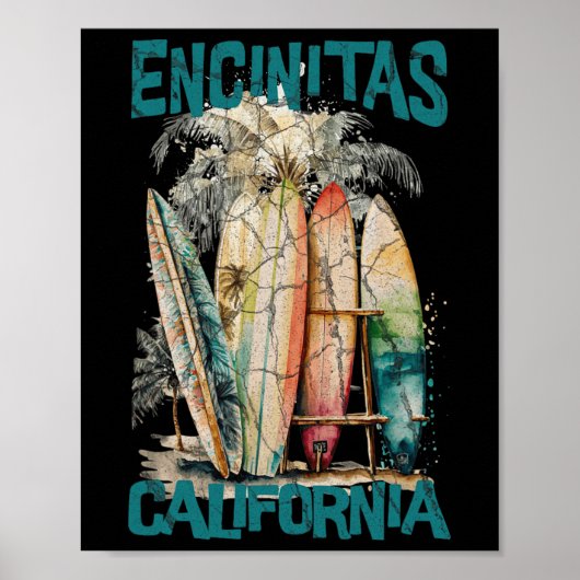Encinitas Californië _1 Poster (Voorkant)
