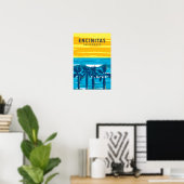 Encinitas Californië Reizen Kunst Vintage Poster (Thuiskantoor)