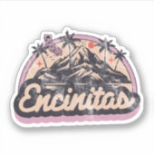 Encinitas, Californië Sticker (Voorkant)