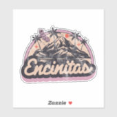 Encinitas, Californië Sticker (Vel)