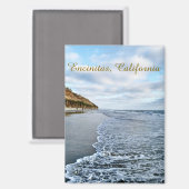 Encinitas Californië - Strand Magneet (Voorkant / Achterkant)