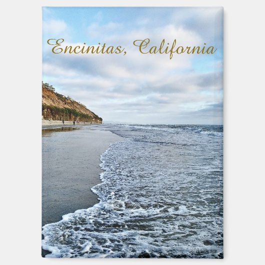 Encinitas Californië - Strand Magneet (Voorkant)