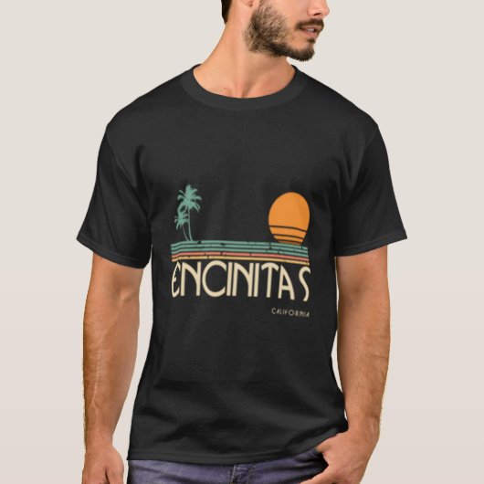Encinitas Californië T-shirt (Voorkant)
