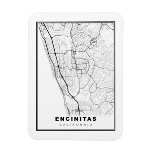 Encinitas Map Magneet