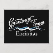 Encinitas-watergolven Briefkaart (Voorkant)
