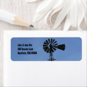 Encino, NM Windmill Etiket (Insitu)